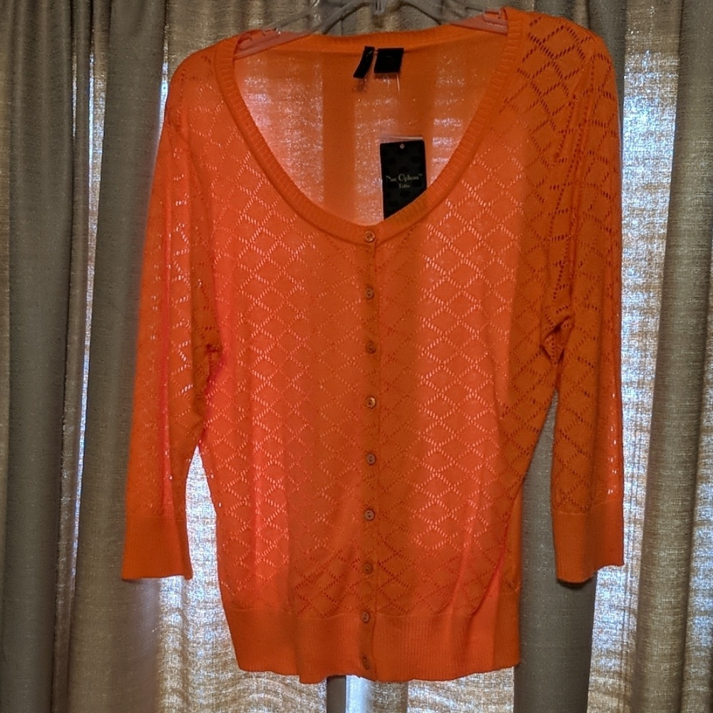Orange sweater set